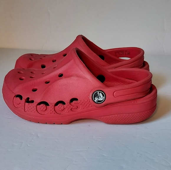 Crocs Red Slip On Size 12 - Picture 5 of 7